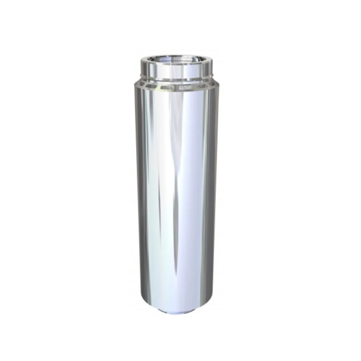 Attraversamento a tetto inox ventilato diam. 150 mm scarico fumi stufa a pellet e caldaia a pellet