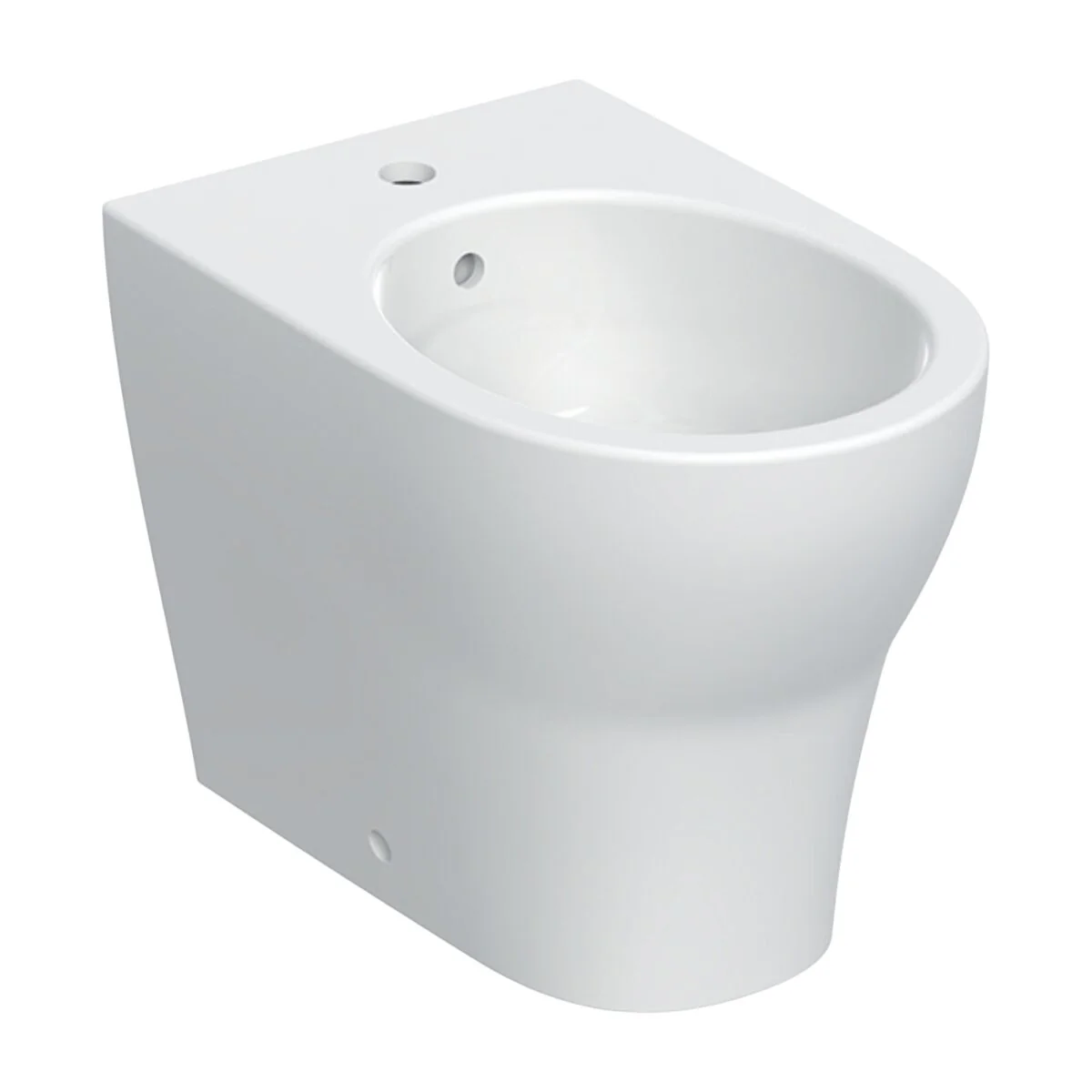 Bidet a pavimento Geberit Selnova Premium - filo parete Bianco