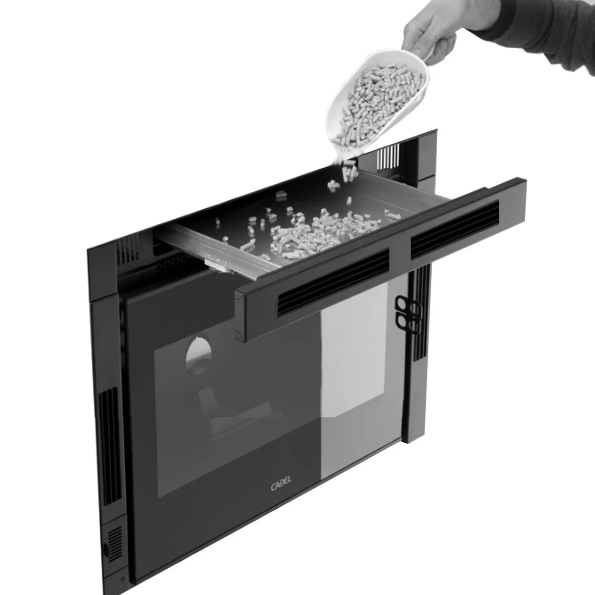 Cassetto caricamento pellet per inserto CADEL Zefiro 9 - Image 2