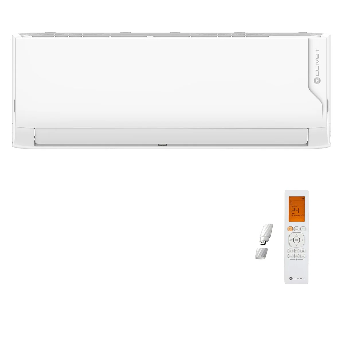 Condizionatore Clivet Cristallo 2 trial split 9000+12000+18000 BTU inverter A++ wifi unità esterna 10.5 kW - Image 2