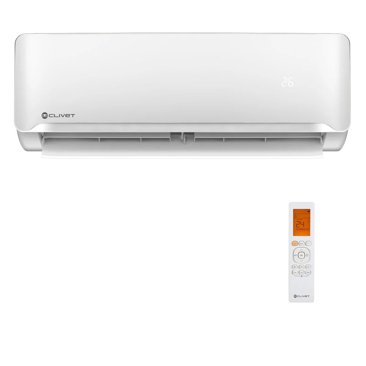 Condizionatore Clivet Essential 2 dual split 12000+18000 BTU inverter A+ unità esterna 7,9 kW - Image 2
