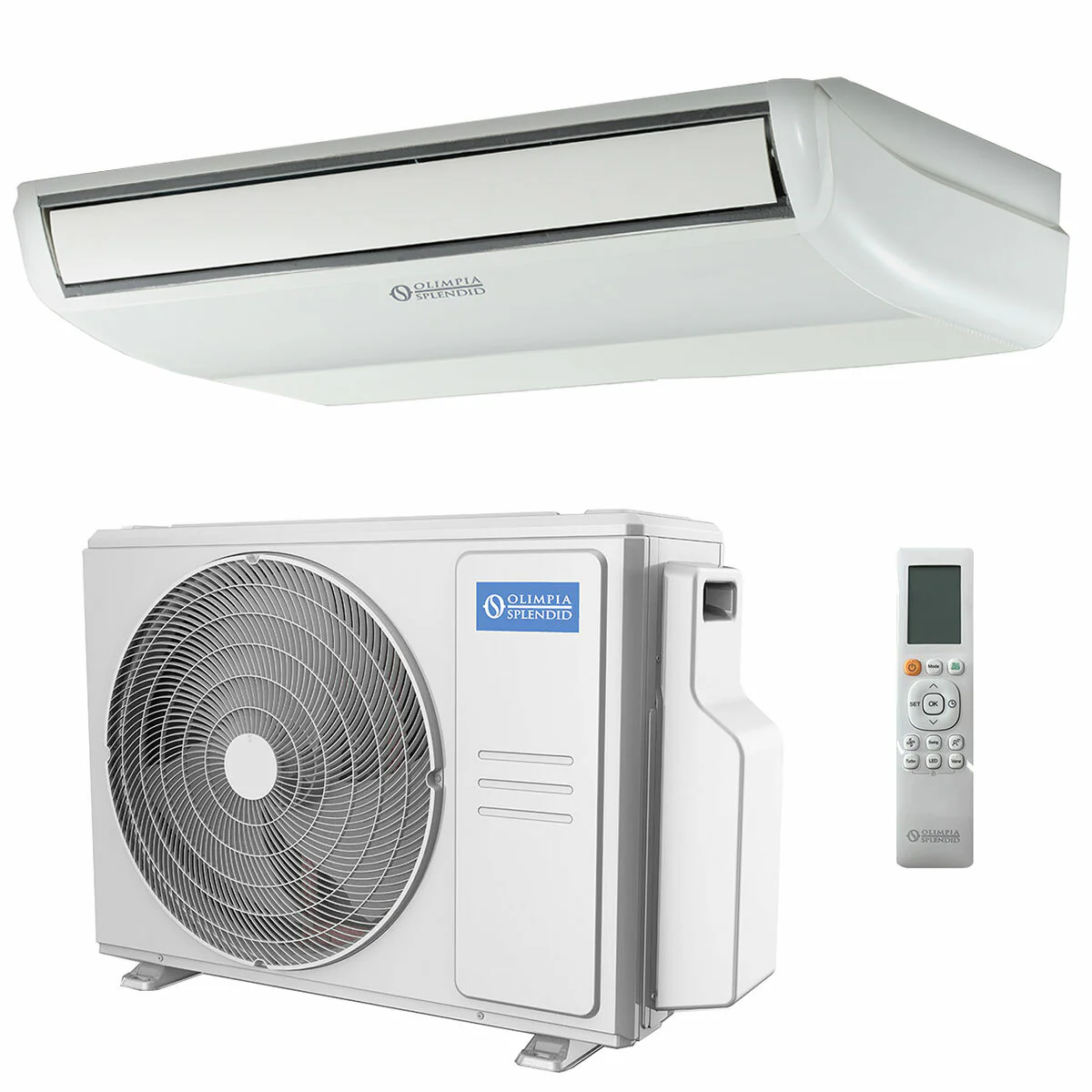Condizionatore console Olimpia Splendid Nexya S6 E Ceiling 24000 BTU R32 Inverter A++/A+ - Parete/Soffitto