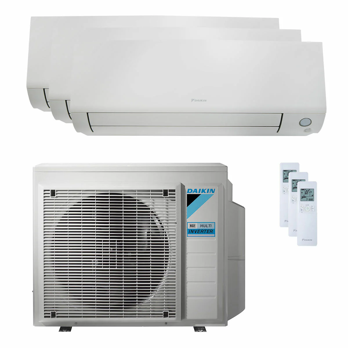 Condizionatore Daikin Perfera All Seasons trial split 12000+12000+12000 BTU inverter A++ wifi unità esterna 6.8 kW