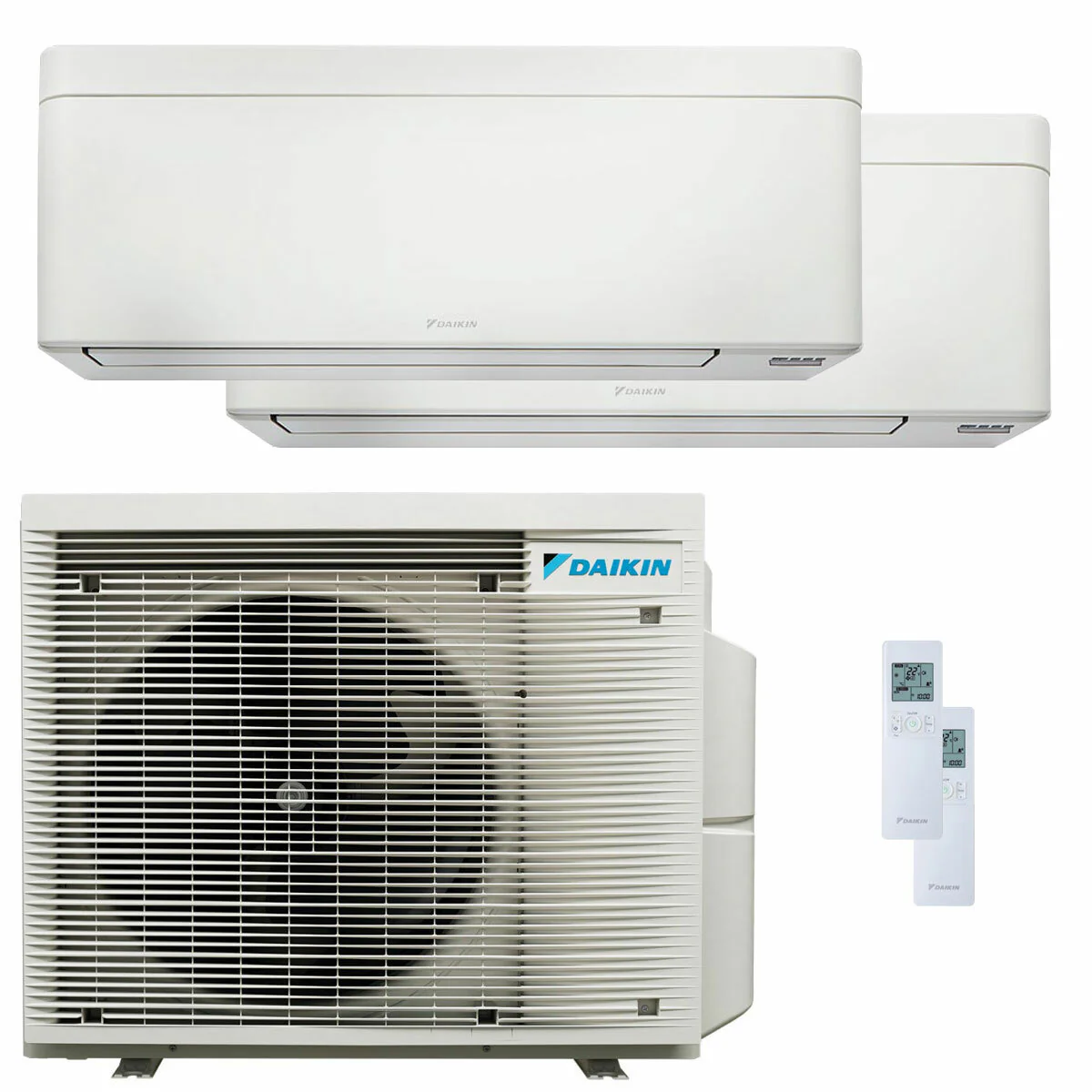 Condizionatore Daikin Stylish Bianco dual split 15000+15000 BTU inverter A++ wifi unità esterna 7.8 kW