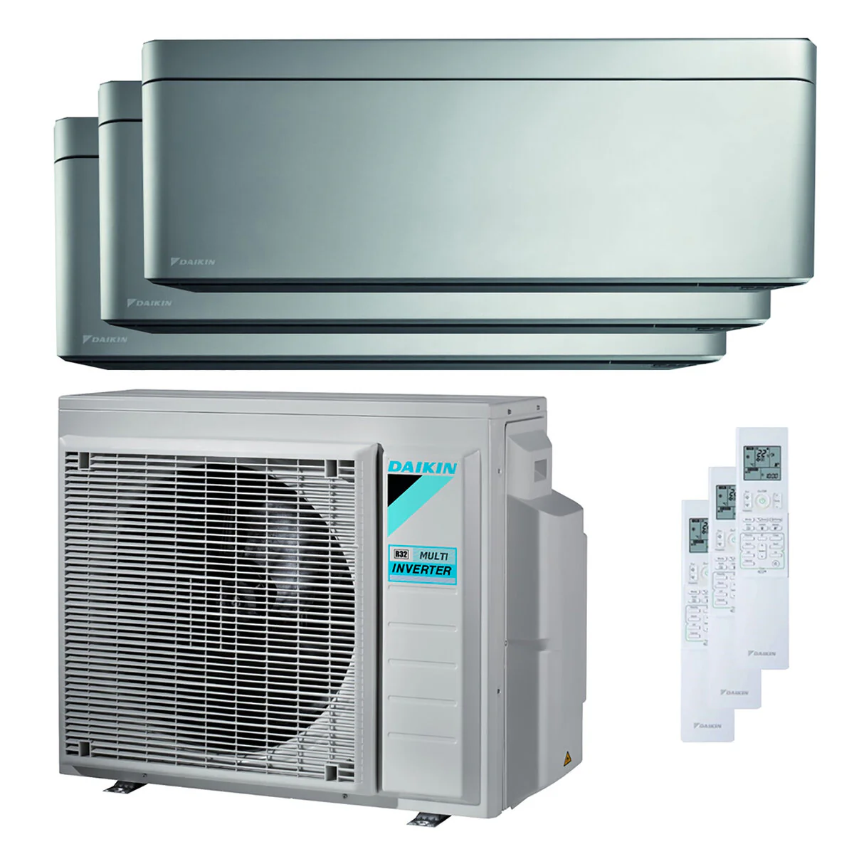 Condizionatore Daikin Stylish trial split 5000+5000+5000 BTU inverter A+++ wifi unità esterna 4,0 kW