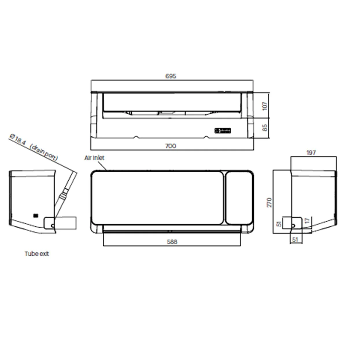 Condizionatore Grundig PROLOGUE GR-4 9000 BTU R32 Inverter WiFi A++/A+ - Image 5