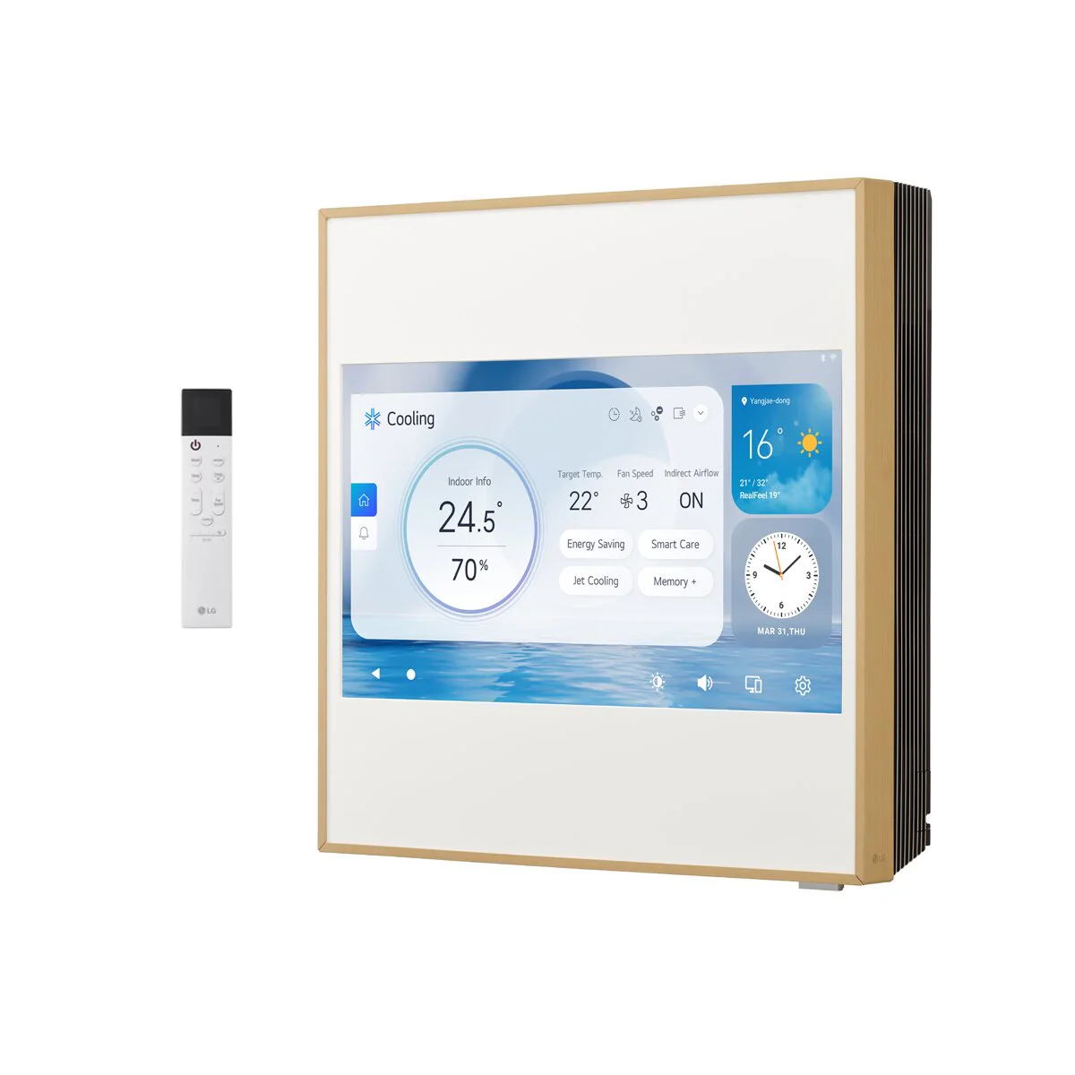 Condizionatore LG ARTCOOL Gallery LCD dual split 9000+9000 BTU inverter A+++ wifi unità esterna 4.7 kW - Image 4