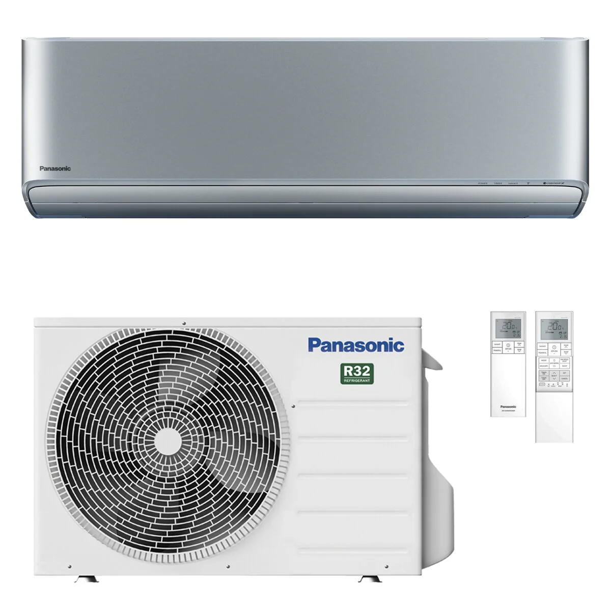 Condizionatore Panasonic Etherea 2026 12000 BTU R32 Inverter WiFi A+++/A+++ Argento