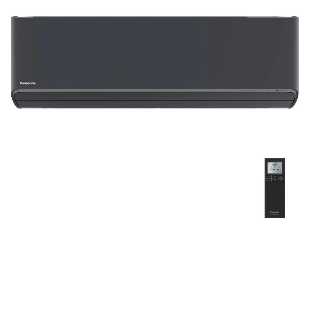 Condizionatore Panasonic Etherea dual split 12000+12000 BTU inverter A+++ wifi unità esterna 5 kW grigio grafite - Image 2