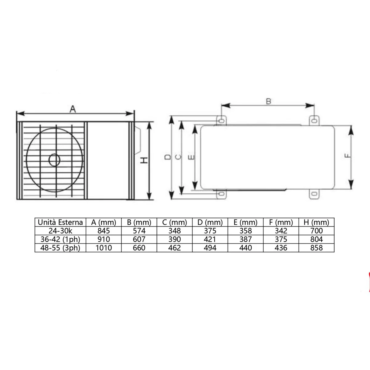 Condizionatore TCL Canalizzabile Serie D 48000 BTU R32 Inverter WiFi A++/A+ - Image 7