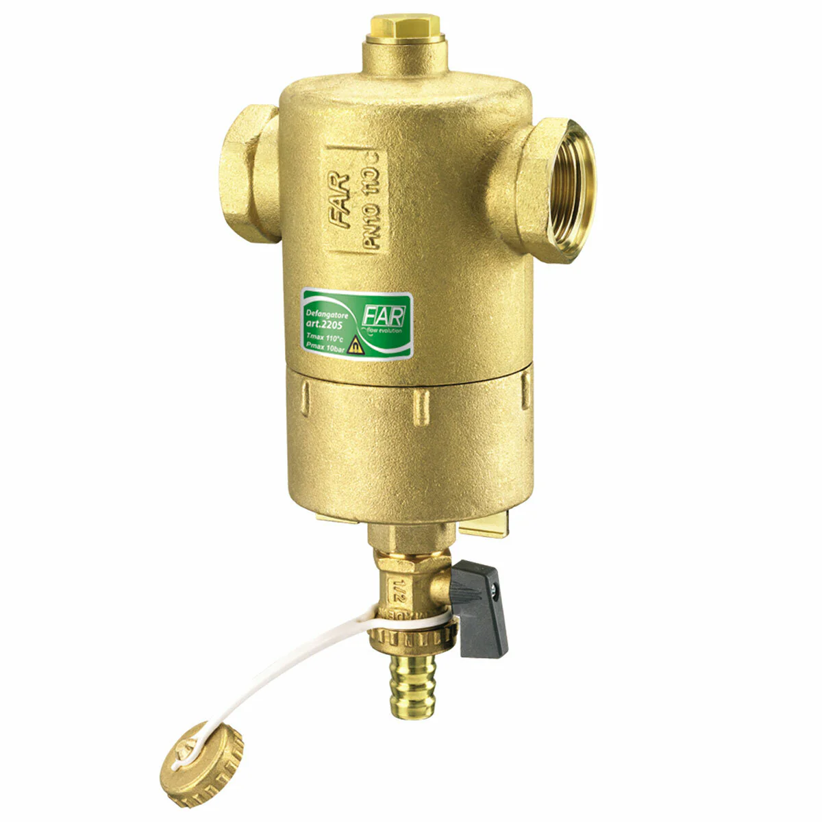 Defangatore FAR per impianti termici completo di magneti 1”1/2
