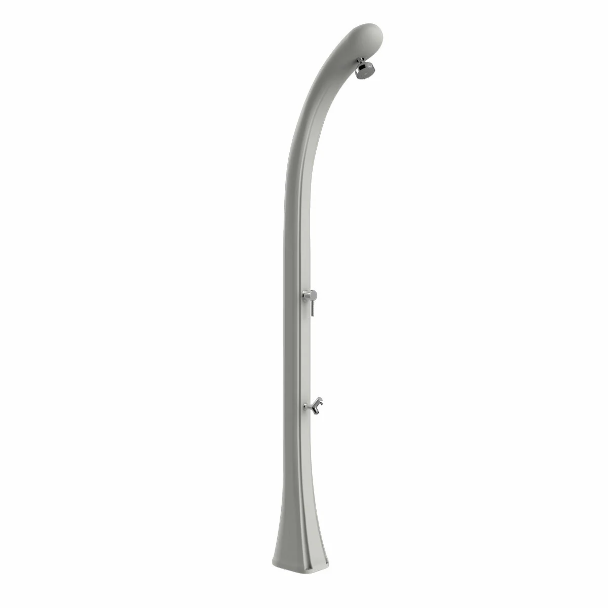 Doccia solare da giardino Arkema Happy ONE con lavapiedi 24 litri bianco