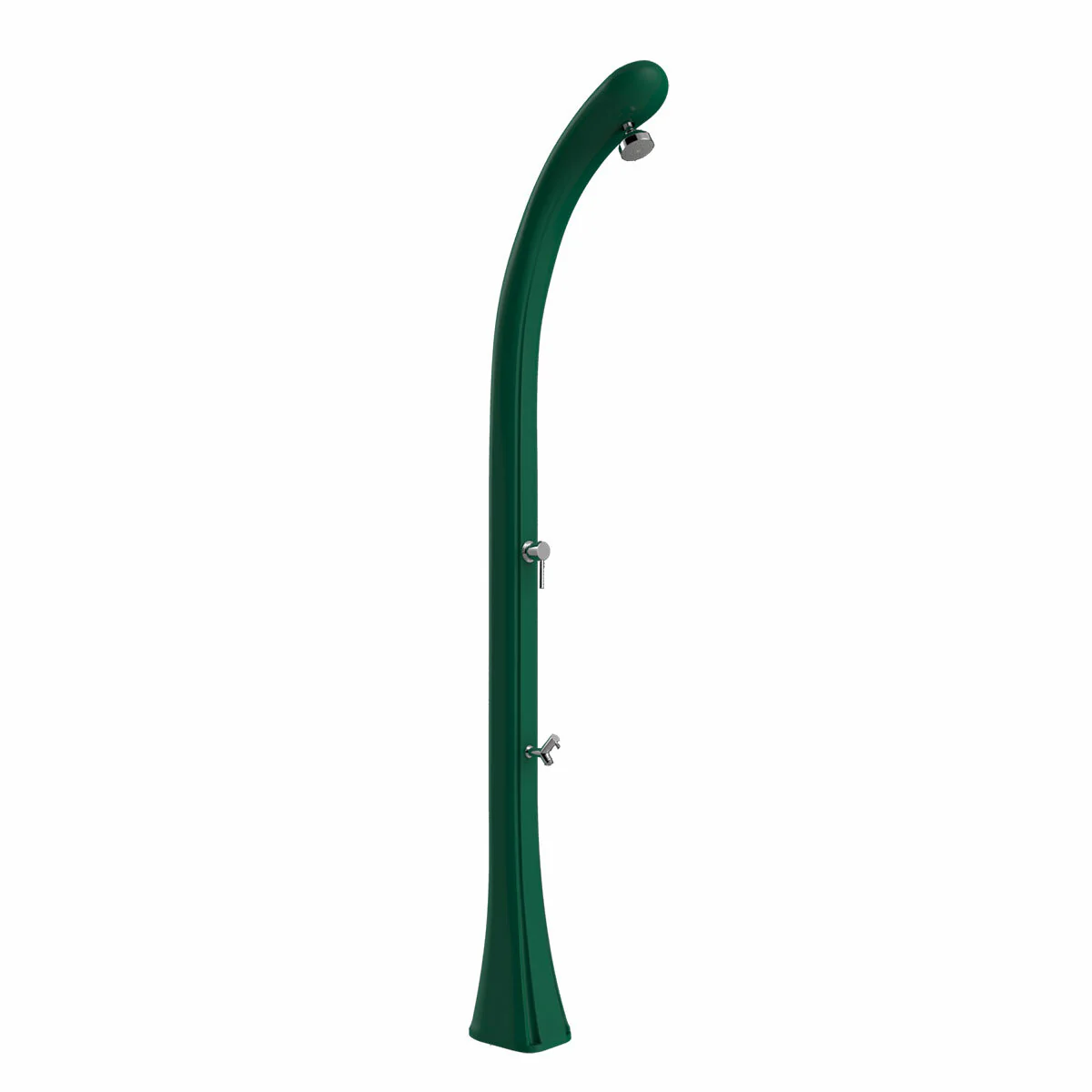 Doccia solare da giardino Arkema Happy ONE con lavapiedi 24 litri verde scuro