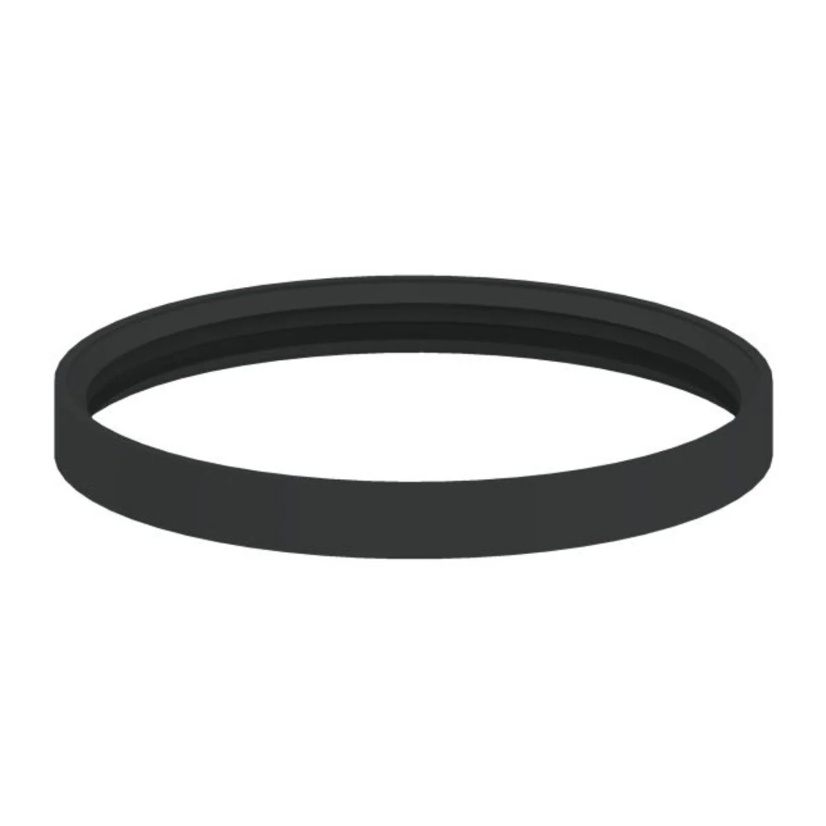 Guarnizione in silicone nera diam. 80 mm per scarico fumi stufa a pellet e caldaia a pellet
