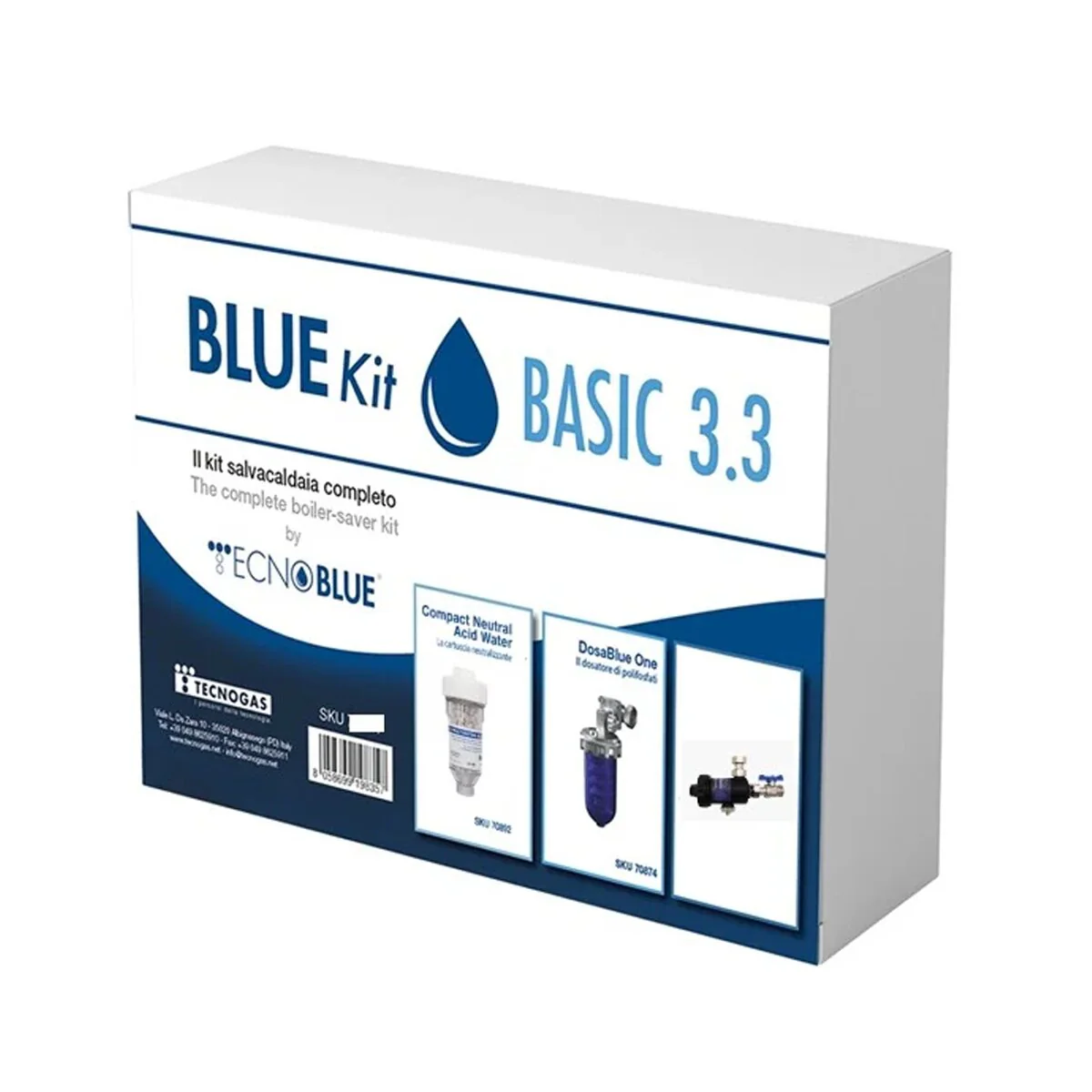 Kit installazione caldaia Bosch con scarico fumi sdoppiato, defangatore, dosatore di polifosfati e cartuccia neutralizzante - Image 3