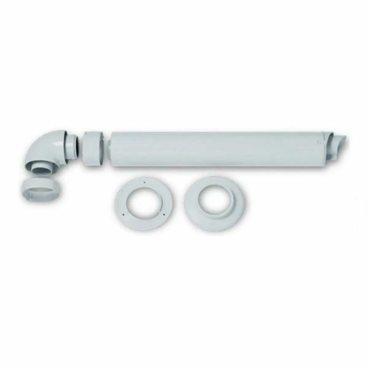 Kit scarico fumi coassiale a parete orizzontale Vaillant ø 60/100 per caldaie a condensazione
