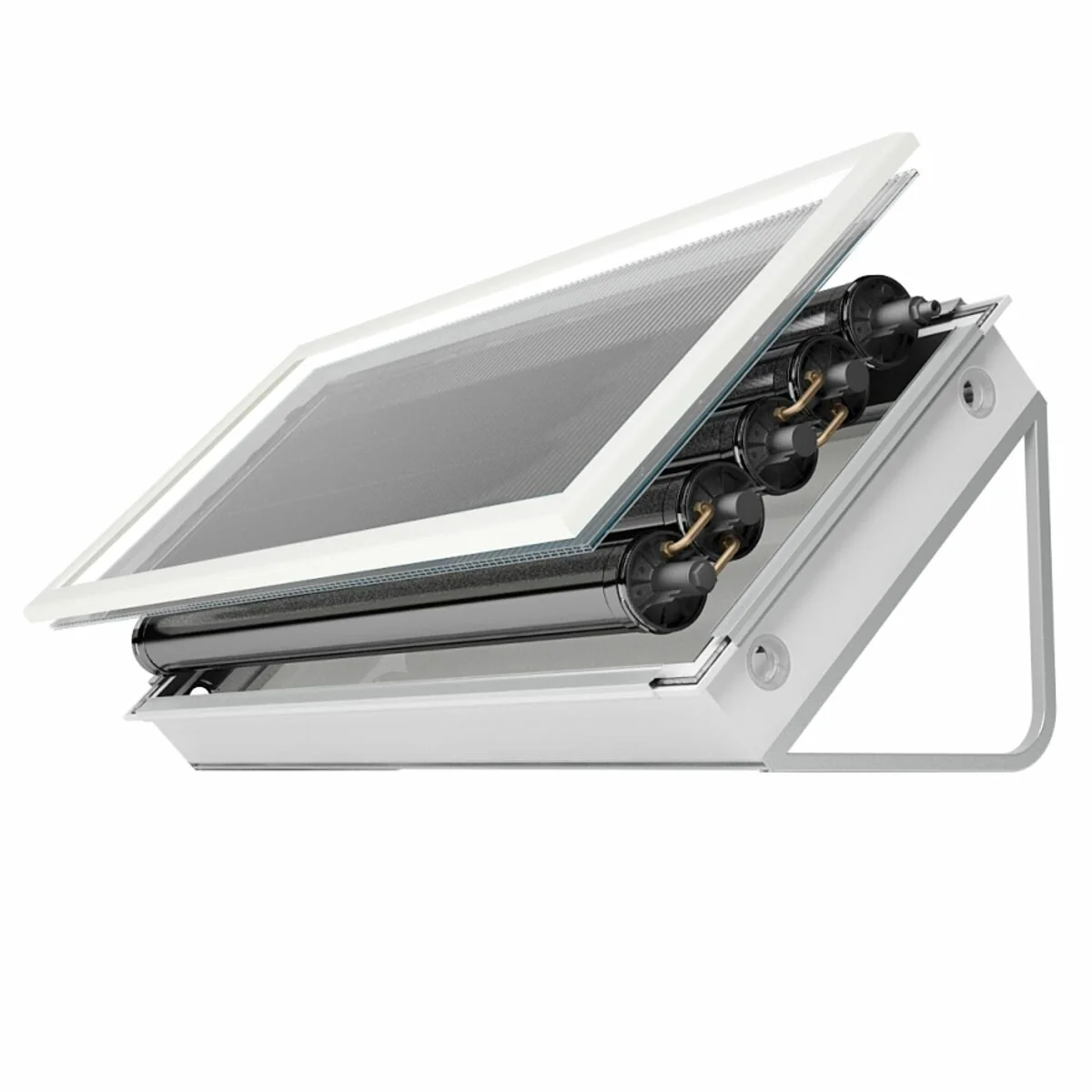 Pannello solare circolazione naturale Pleion Ego 220 bianco 210 litri con accessori installazione - Image 3
