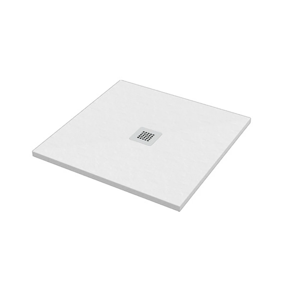 Piatto doccia Ercos Stone 800x800 Quadrato Bianco Opaco