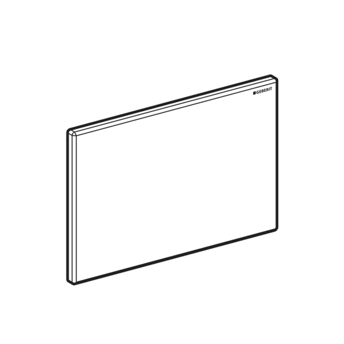 Placca di copertura Geberit Sigma bianca - Image 2