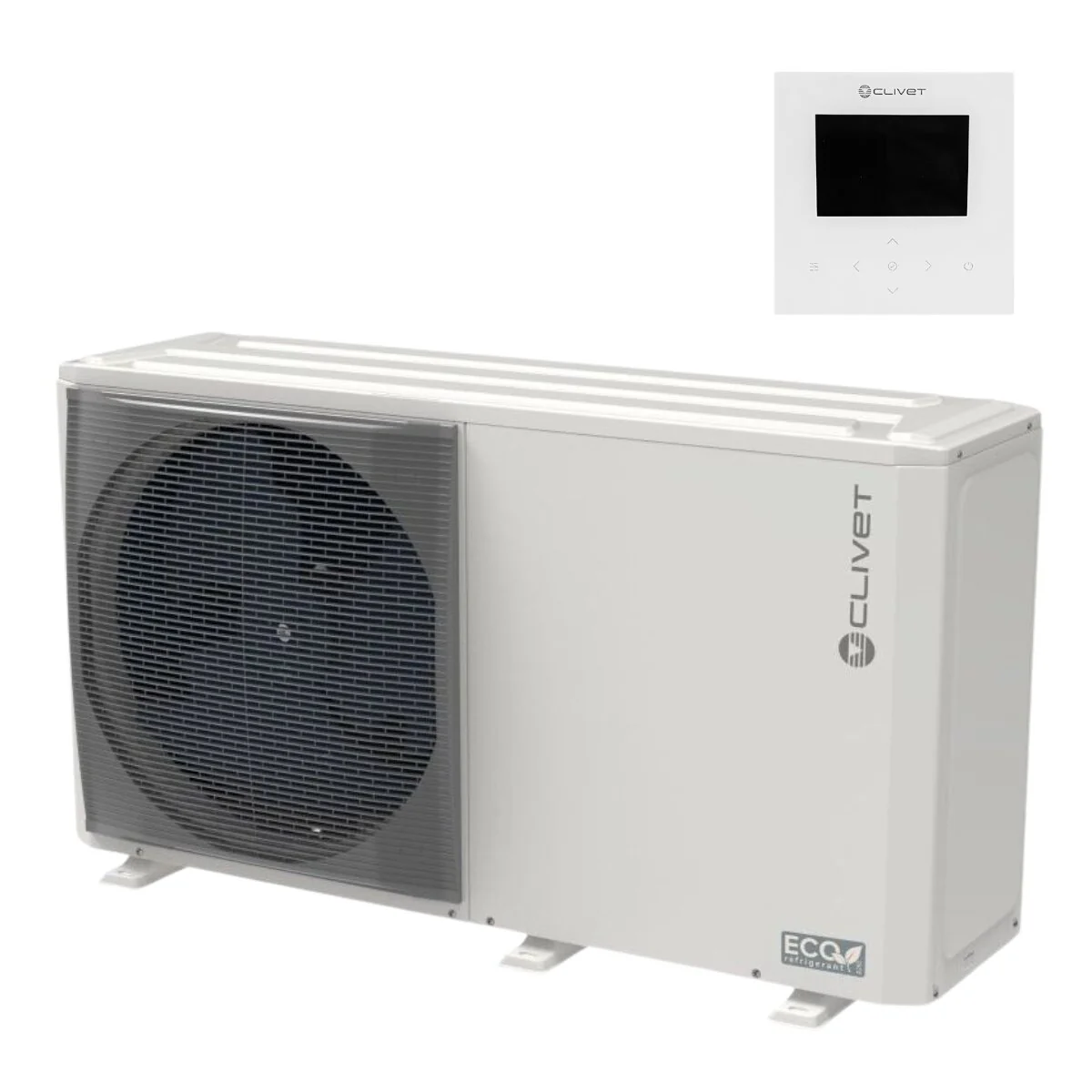 Pompa di calore aria acqua Clivet Edge F 15 kW R290 WiFi A+++ - MONOFASE MONOBLOCCO