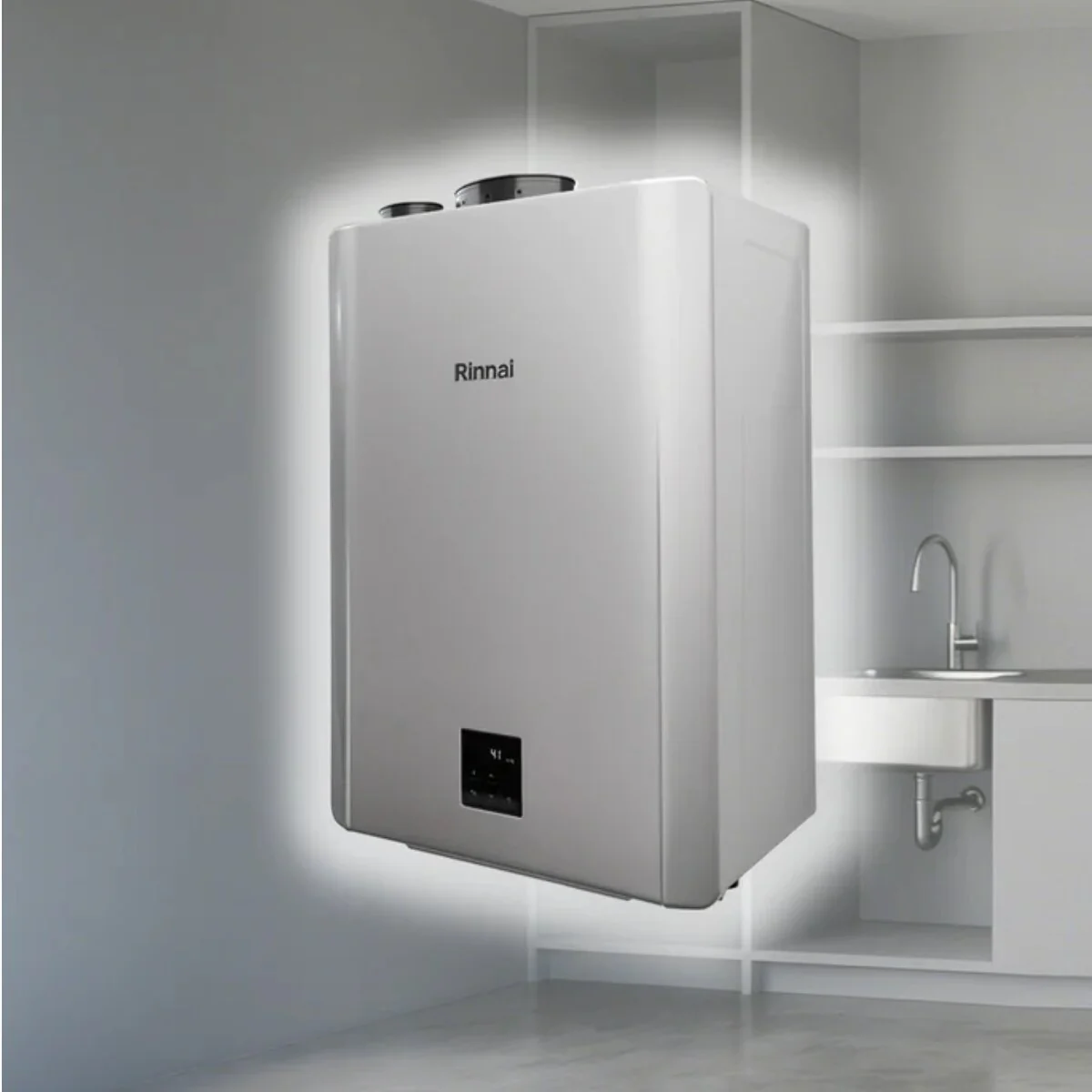 Scaldabagno istantaneo a gas Rinnai Infinity Sensei NB 32 a condensazione interno/esterno 32/42 l/min - Image 3
