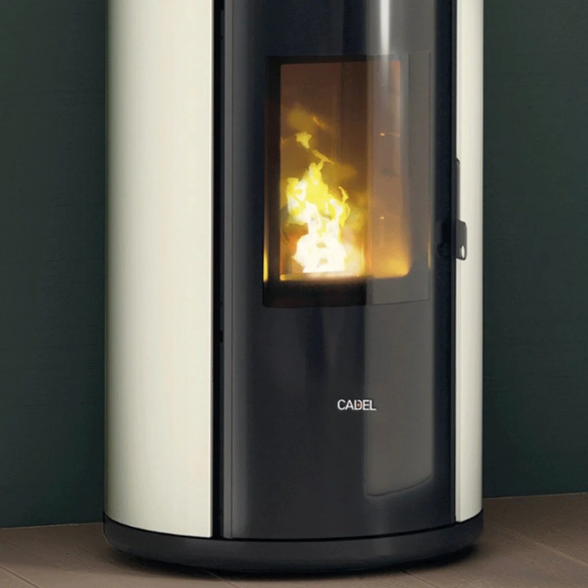 Stufa a pellet Cadel Sound 5 UP ad aria 5,5 kW - WiFi BIANCO - Image 4
