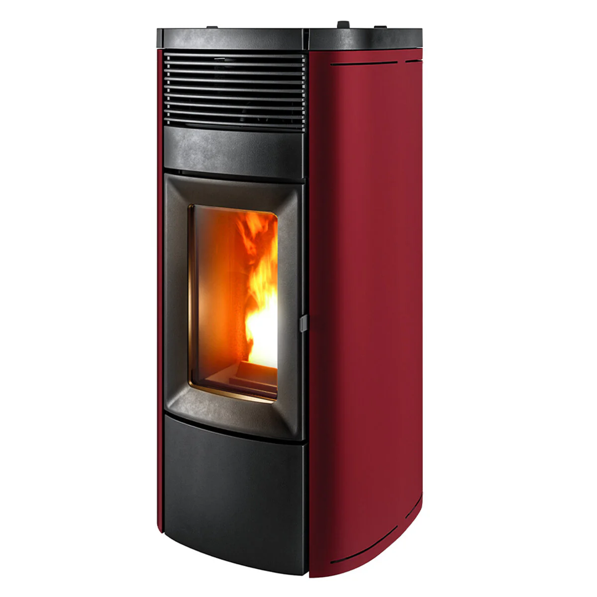 Stufa a pellet MCZ Musa Comfort Air 14 M2 14 kW aria canalizzabile bordeaux