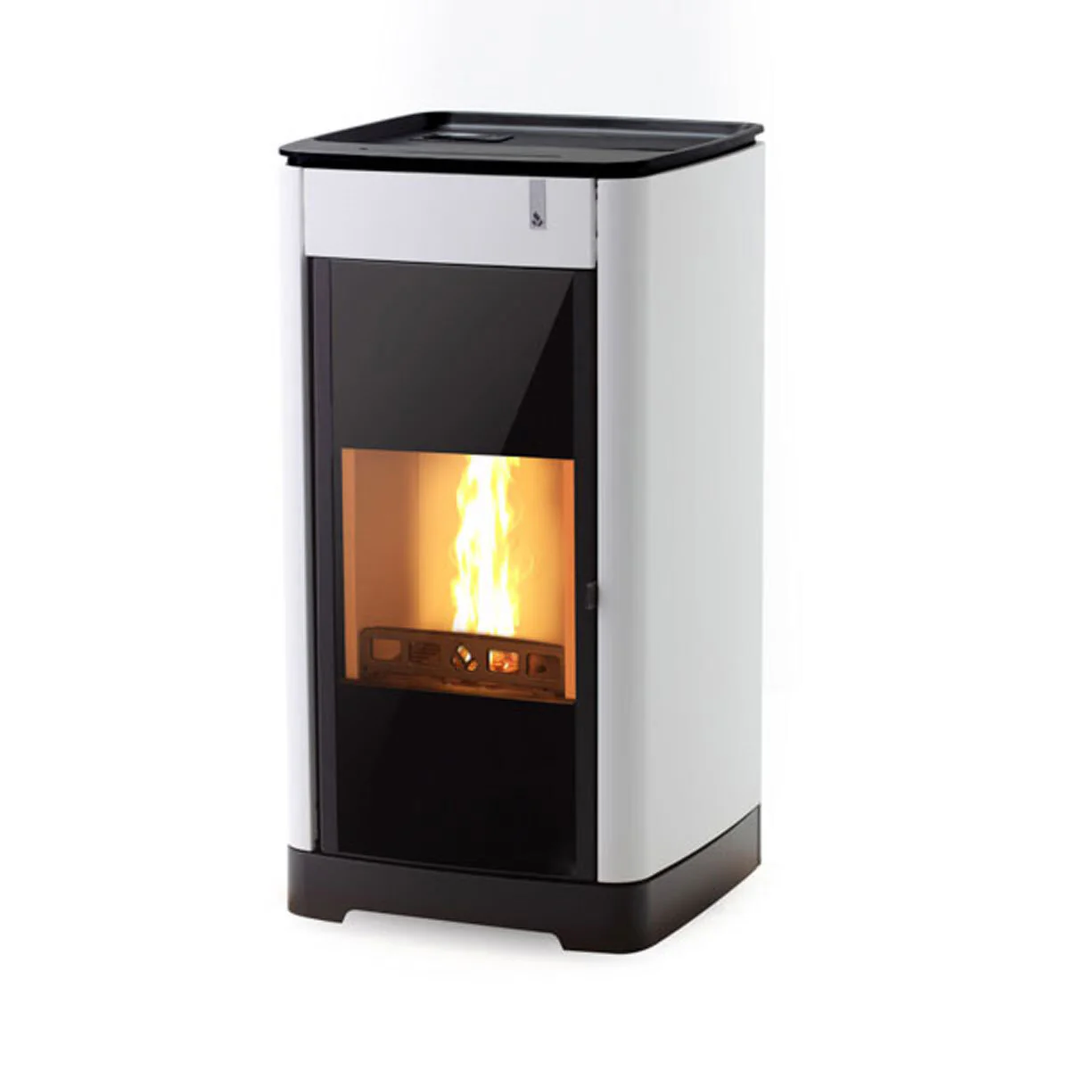 Stufa policombustibile Girolami Furni 22 bianca 22 kW idro + kit acs