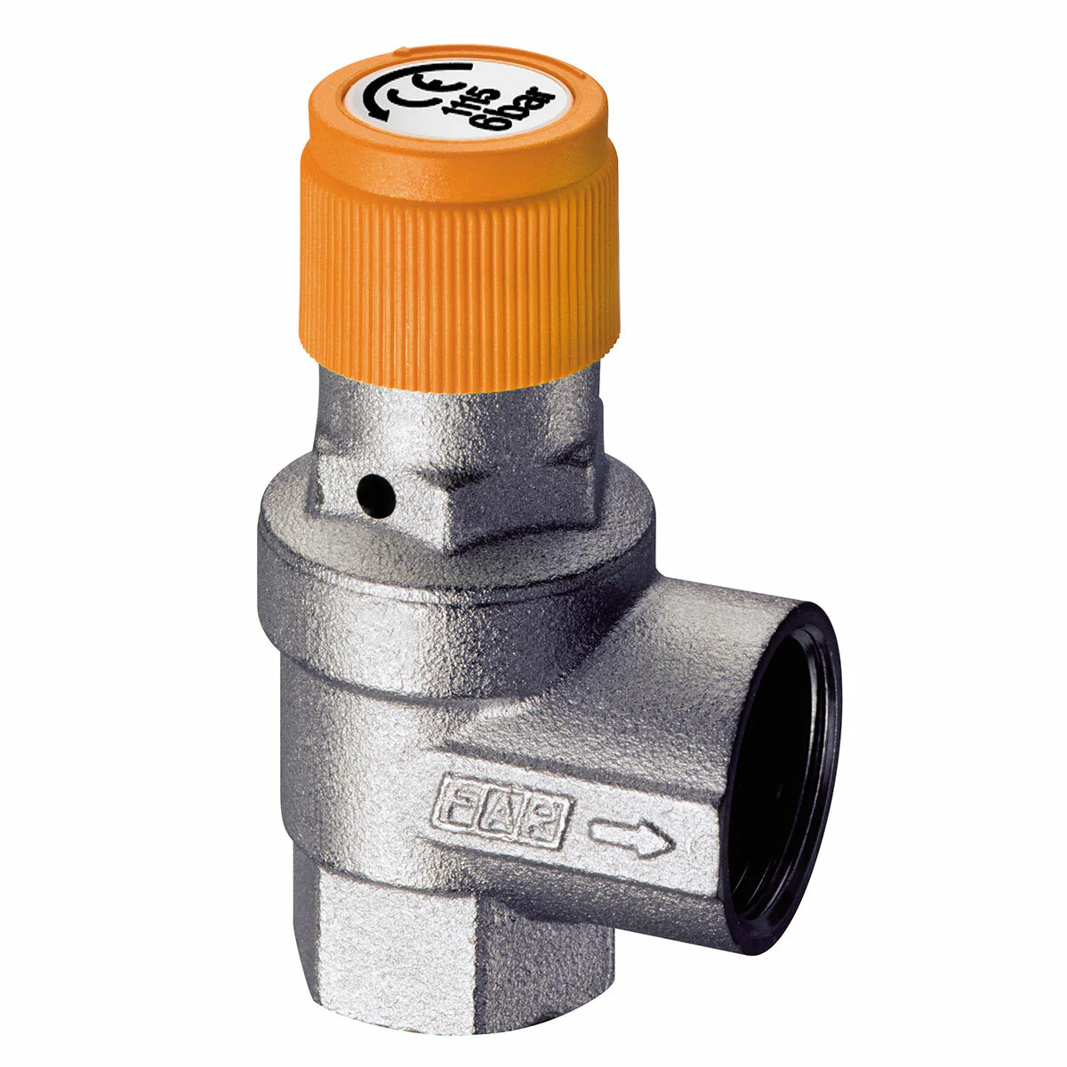 Valvola di sicurezza FAR per impianti solari 1/2” 8 bar