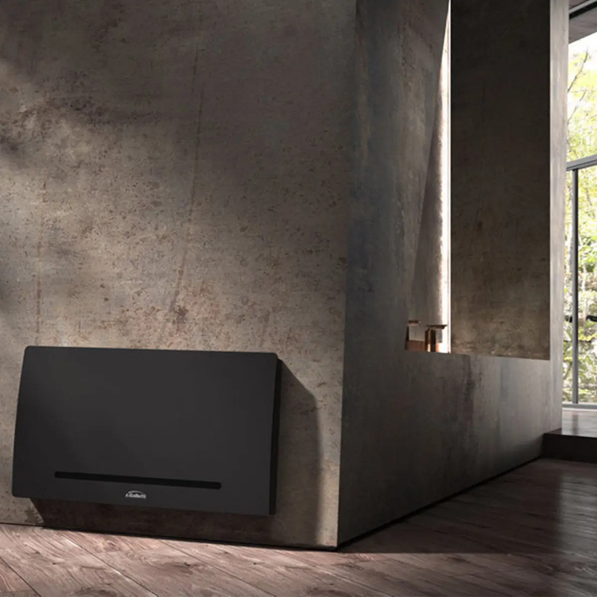 Ventilconvettore Galletti ART-U Metallic Skin Black 10 1,4-1,08 kW nero - Image 3