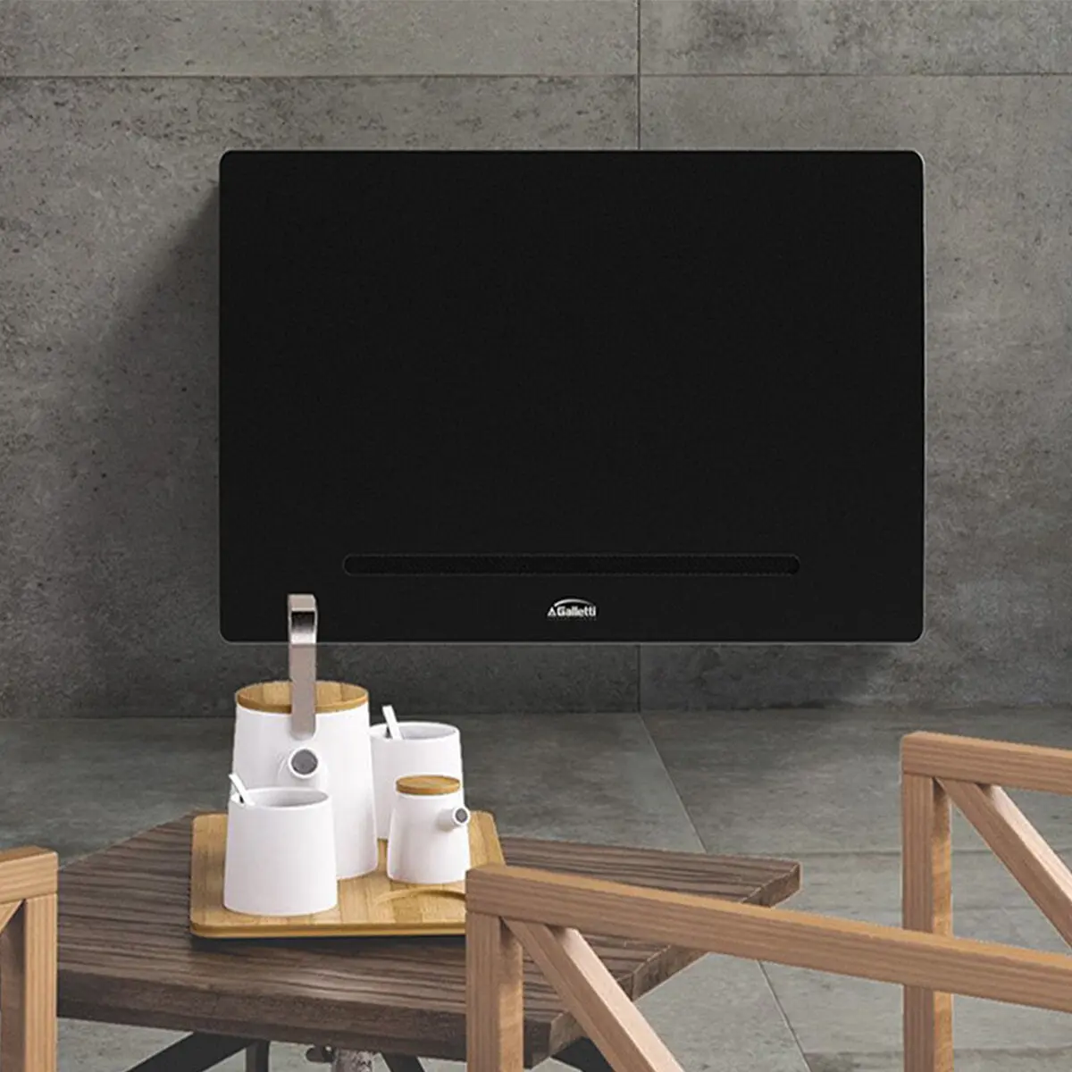 Ventilconvettore Galletti ART-U Metallic Skin Black 10 1,4-1,08 kW nero - Image 4