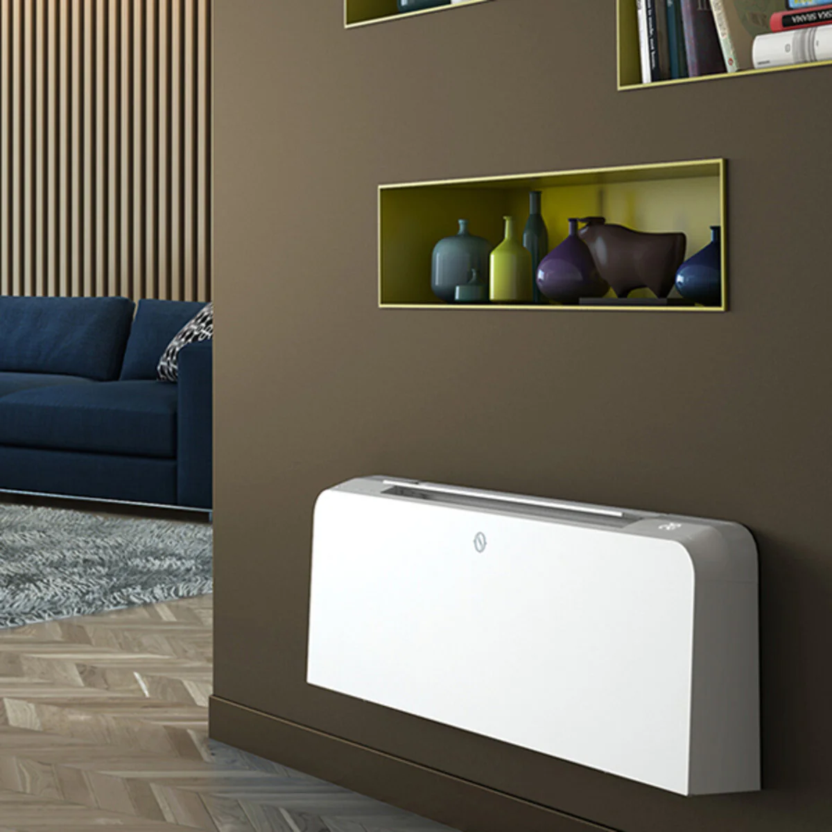 Ventilconvettore Olimpia Splendid BI2 WALL SLW inverter 400 dc kW 1,55 – 1,01 + comando tr e telecomando - Image 3