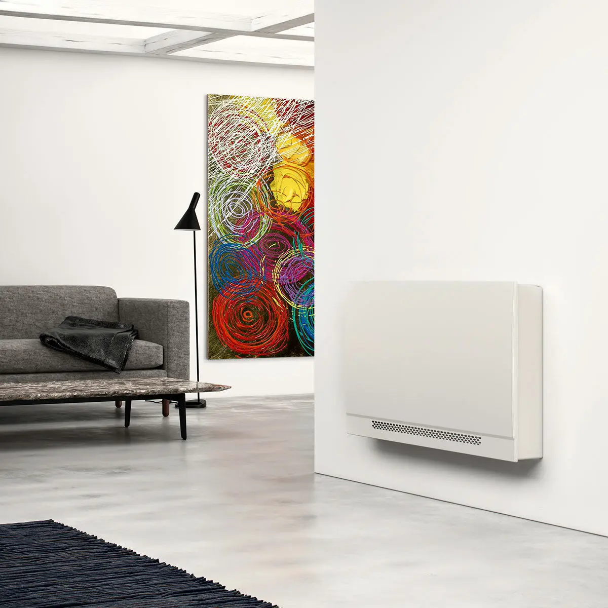 Ventilconvettore Sabiana Carisma Whisper CFF-ECM 1 kW 1,10 - 0,92 Slim - Image 3